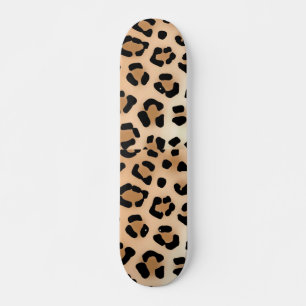 Leopard Print Skateboard Bräda 21,5 Cm