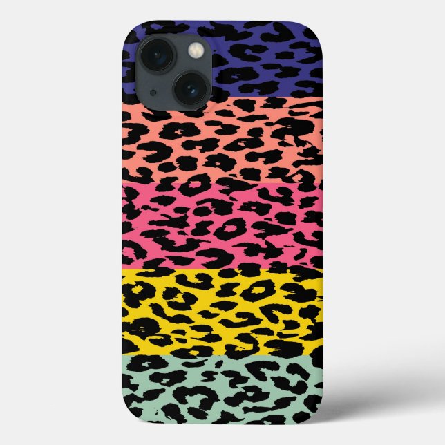 Leopard Print Skin Rand Mönster (Baksida)