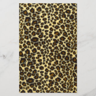 Leopard Print Stationery Brevpapper