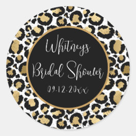 Leopard Print Stickers - Cheetah Print Runt Klistermärke