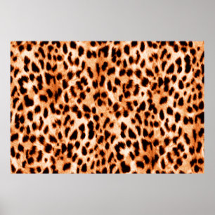 Leopard print struktur poster