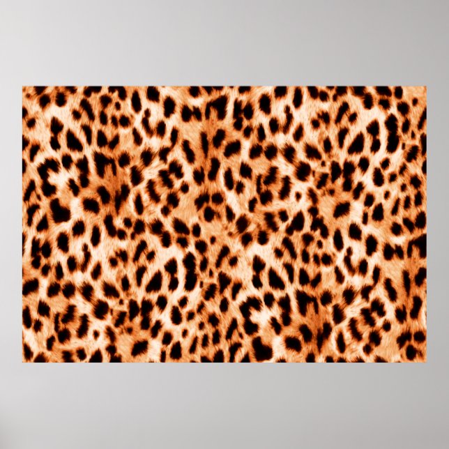 Leopard print struktur poster (Framsidan)
