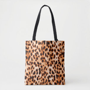 Leopard print struktur tygkasse