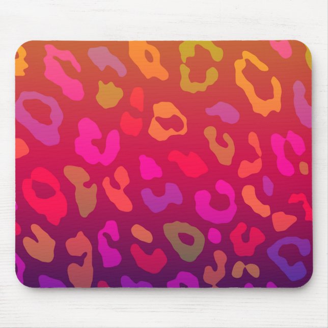 Leopard Print Summer Ombre Musmatta (Framsidan)