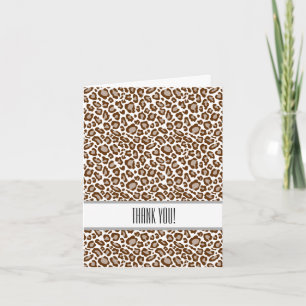 Leopard Print Tack Kort