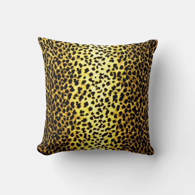 Leopard Print Tapet Kudde (Framsida)