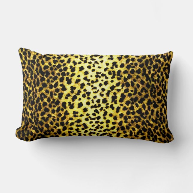 Leopard Print Tapet Lumbarkudde (Framsida)