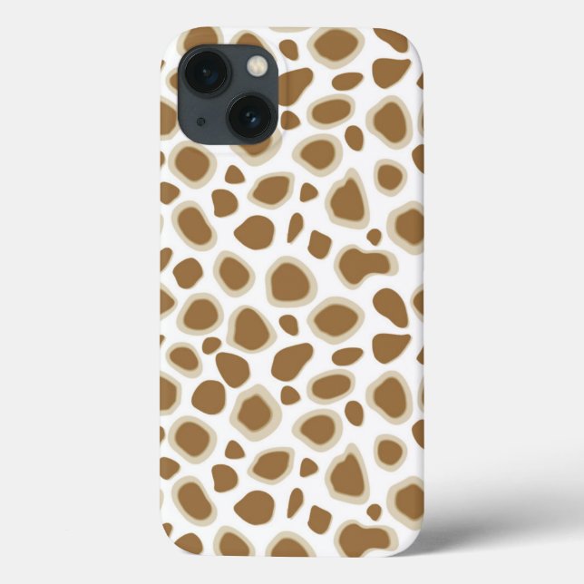 Leopard Print - Taupe Tan och Vit (Baksida)