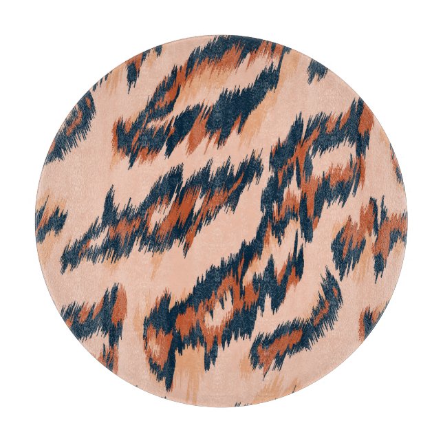 Leopard Print: Textilsömlös design. (Framsidan)