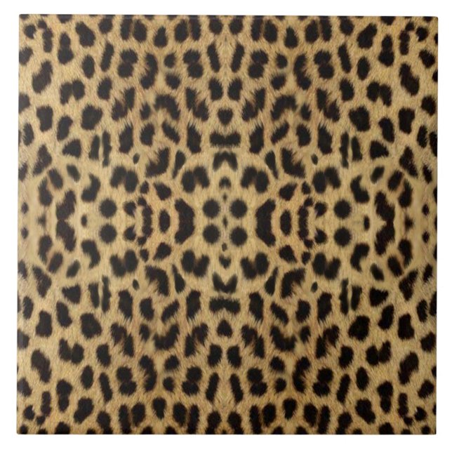 Leopard print Tile Kakelplatta (Framsidan)