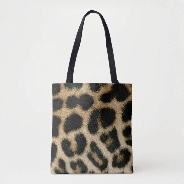Leopard Print Tygkasse (Framsida)