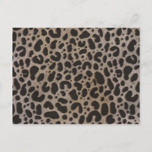 Leopard Print Vykort