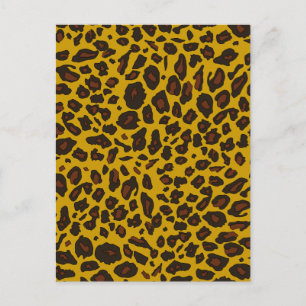 Leopard Print Vykort