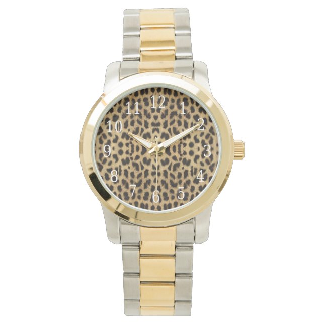 Leopard print Watch Armbandsur (Framsida)