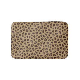 Leopard Print Wildlife Safari Badrumsmatta