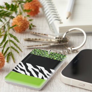 Leopard Print, Zebra tryck, Animal Print, Grönt