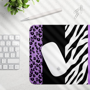 Leopard Print, Zebra tryck, Animal Print, Lila Musmatta