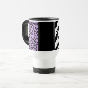 Leopard Print, Zebra tryck, Animal Print, Lila Resemugg