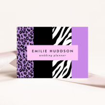 Leopard Print, Zebra tryck, Animal Print, Lila