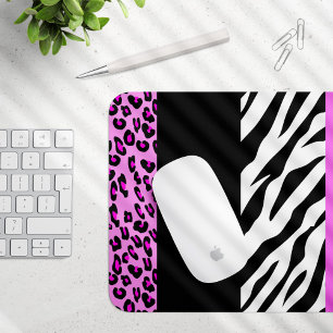 Leopard Print, Zebra tryck, Animal Print, Rosa Musmatta