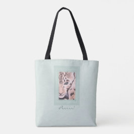 Leopard Prrr! Tote Bag Tygkasse