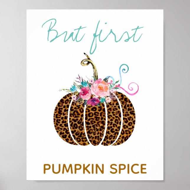 Leopard pumpkin poster (Framsidan)