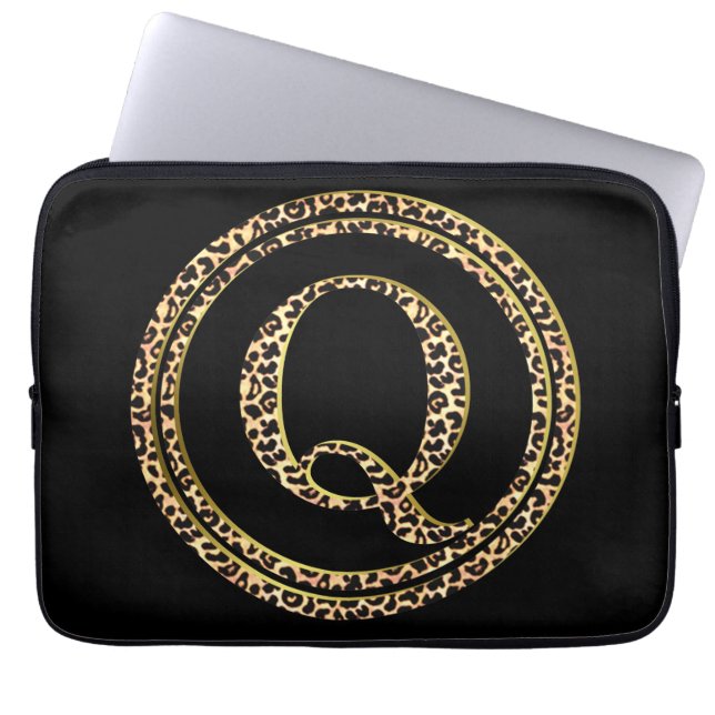 Leopard Q Laptop Fodral (Framsidan)