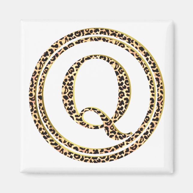 Leopard Q Magnet (Framsidan)