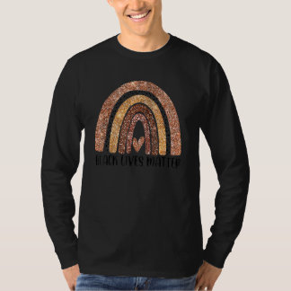 Leopard Rainbow African American Women Melanin Bla T Shirt