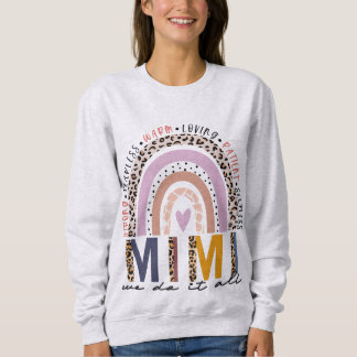 Leopard Rainbow Mimi Life, Blsed Mimi T Shirt