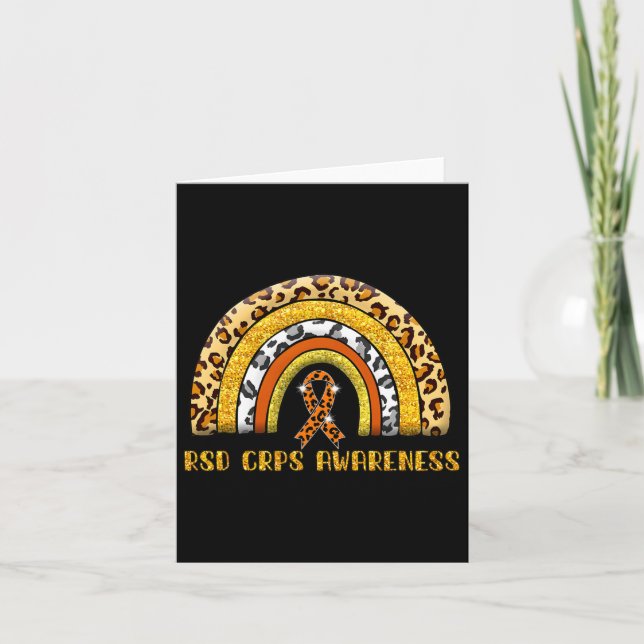 Leopard Rainbow Rsd Crps Warrior  Kort (Framsida)