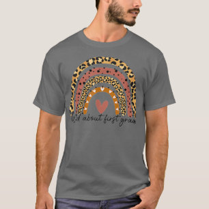 Leopard Rainbow Vild Ungefär 1:a Klass-läraren til T Shirt
