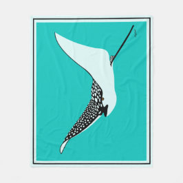 Leopard Ray Throw Blanket Fleecefilt