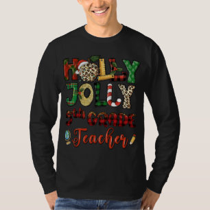 Leopard Red Play Christma, lärare i andra klass T Shirt