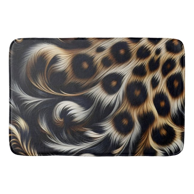 Leopard Retreat: Ditt Nya Favorit  Badrumsmatta (Framsidan)