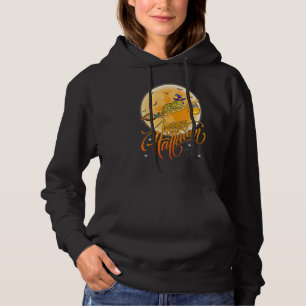 Leopard Ride Häxa Hagelgevär Måne Vintage Leopard  T Shirt