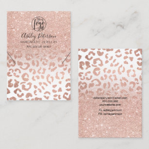Leopard ro guld logotyp juvelyr visitkort