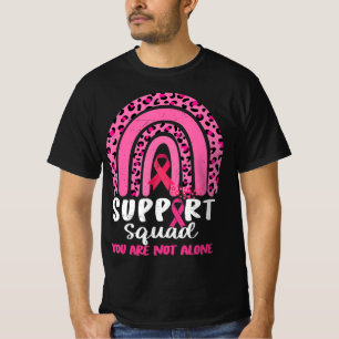 Leopard Rosa Rainbow Support Squad Breast Cancer A T Shirt