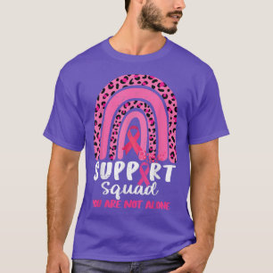 Leopard Rosa Rainbow Support Squad Breast Cancer A T Shirt