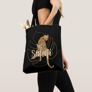 Leopard safari Black baby Tygkasse