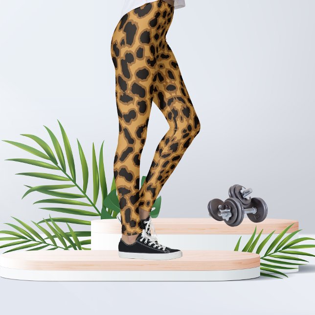 Leopard Safari Print Leggings (Skapare uppladdad)
