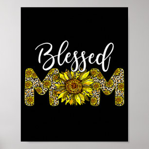 Leopard salig mamma solros mamma liv mors dag poster