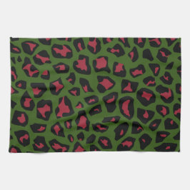 Leopard Seamless Mönster Kökshandduk