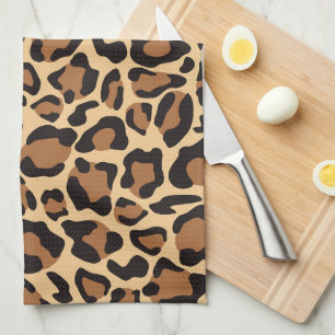 Leopard Seamless Mönster Kökshandduk