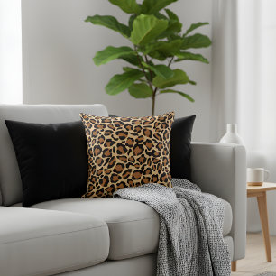 Leopard Seamless Mönster Kudde