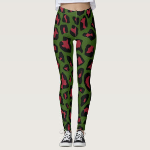 Leopard Seamless Mönster Leggings