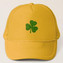 Leopard Shamrock-Truckerkepsen St. Patrick's Day Keps