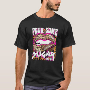 Leopard-Shock rosa åt mig att dricka lite socker. T Shirt