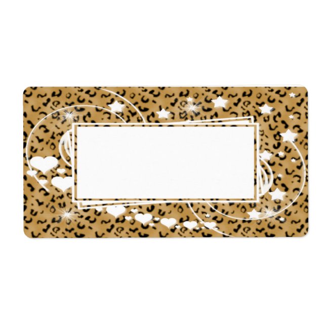 Leopard Shooting Hearts and Stars Fraktsedel (Framsidan)