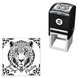 Leopard Självfärgande Stämpel